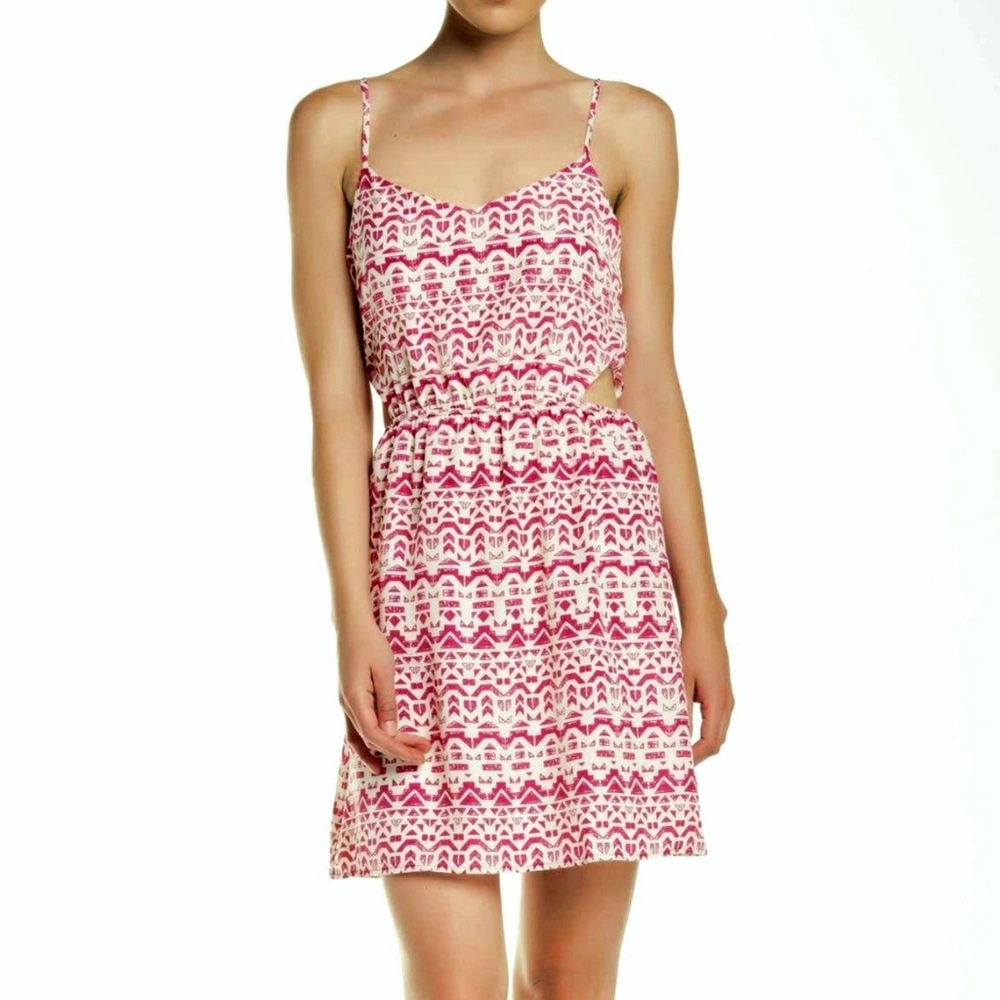 Nordstrom Rack | Pink & White Cut-Out Dress